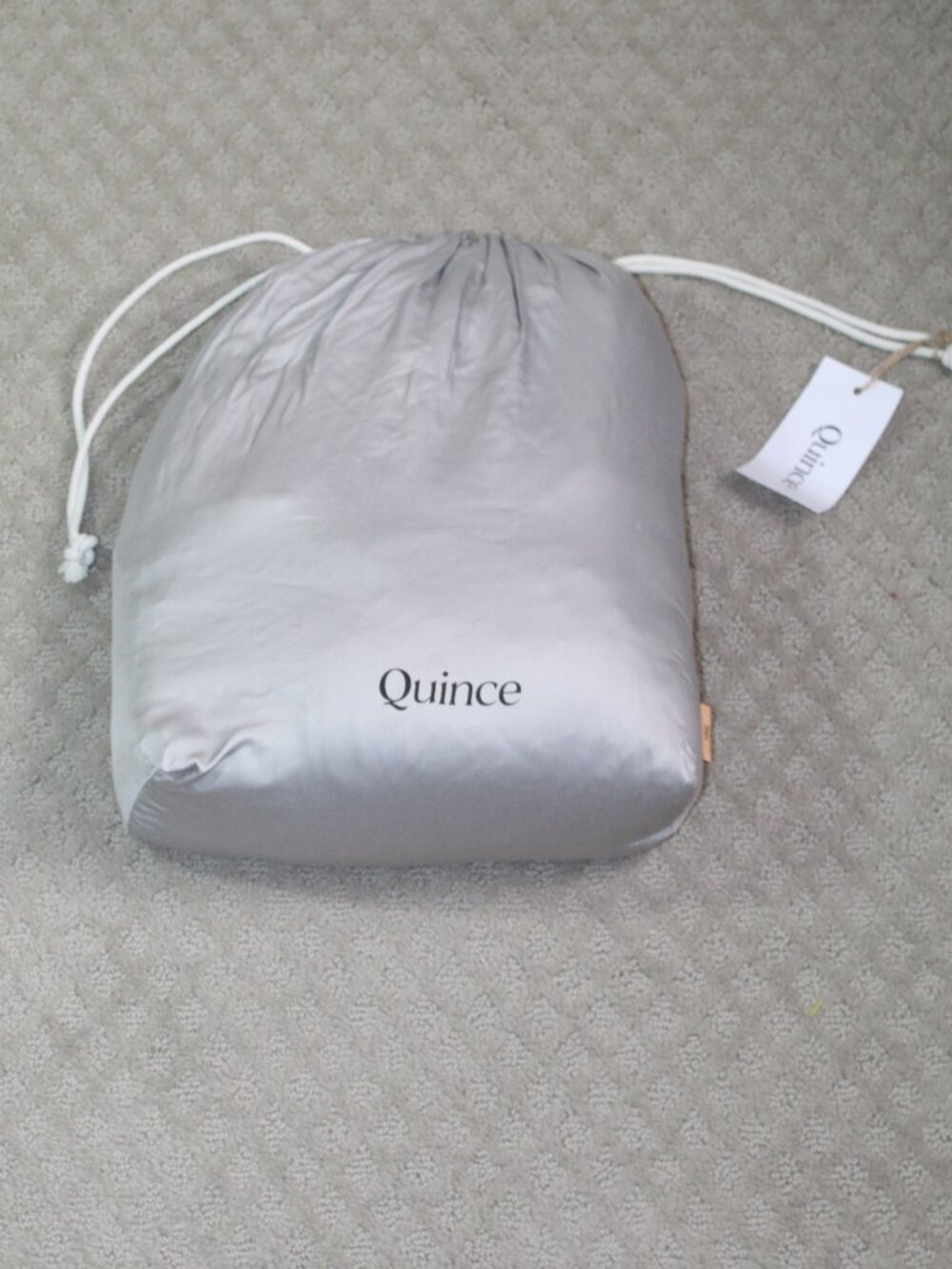 NWT Quince King Size Grey Sheets